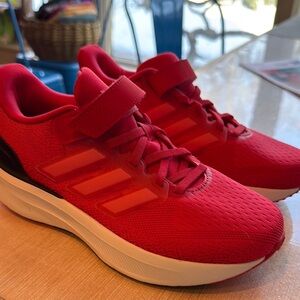Adidas Kids Red Sneakers: new